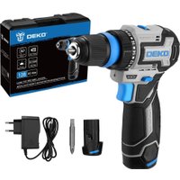 Дрель-шуруповерт Deko Loner 12V PRO 085-1122 (с 2-мя АКБ, кейс)