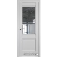 Межкомнатная дверь ProfilDoors Классика 2U L 60x200 (манхэттен/прозрачное)