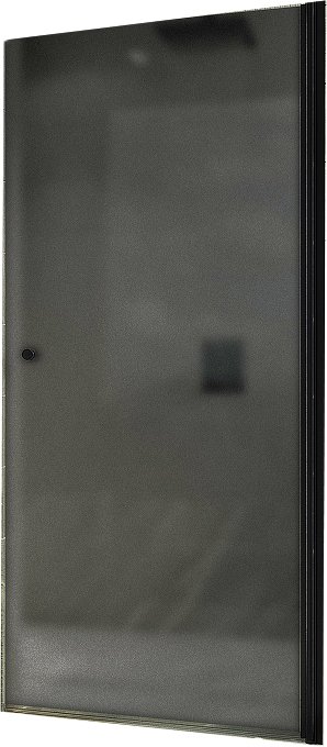 

Душевая дверь MaybahGlass 90x198 MGD-813-6 (графитовое матовое стекло/черный)
