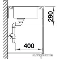 Кухонная мойка Blanco Andano 500-IF (без клапана-автомата) [518315]