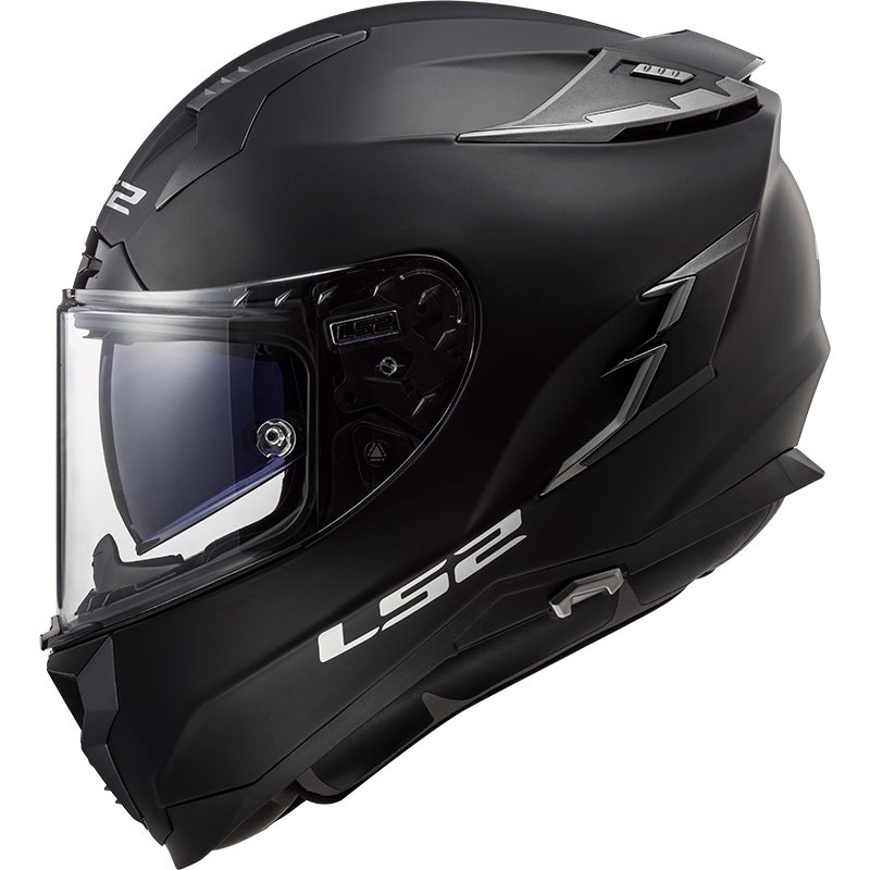 

Мотошлем LS2 FF327 Challenger Solid (2XL, черный матовый)