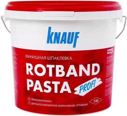 

Шпатлевка KNAUF Ротбанд Паста Профи 5 кг