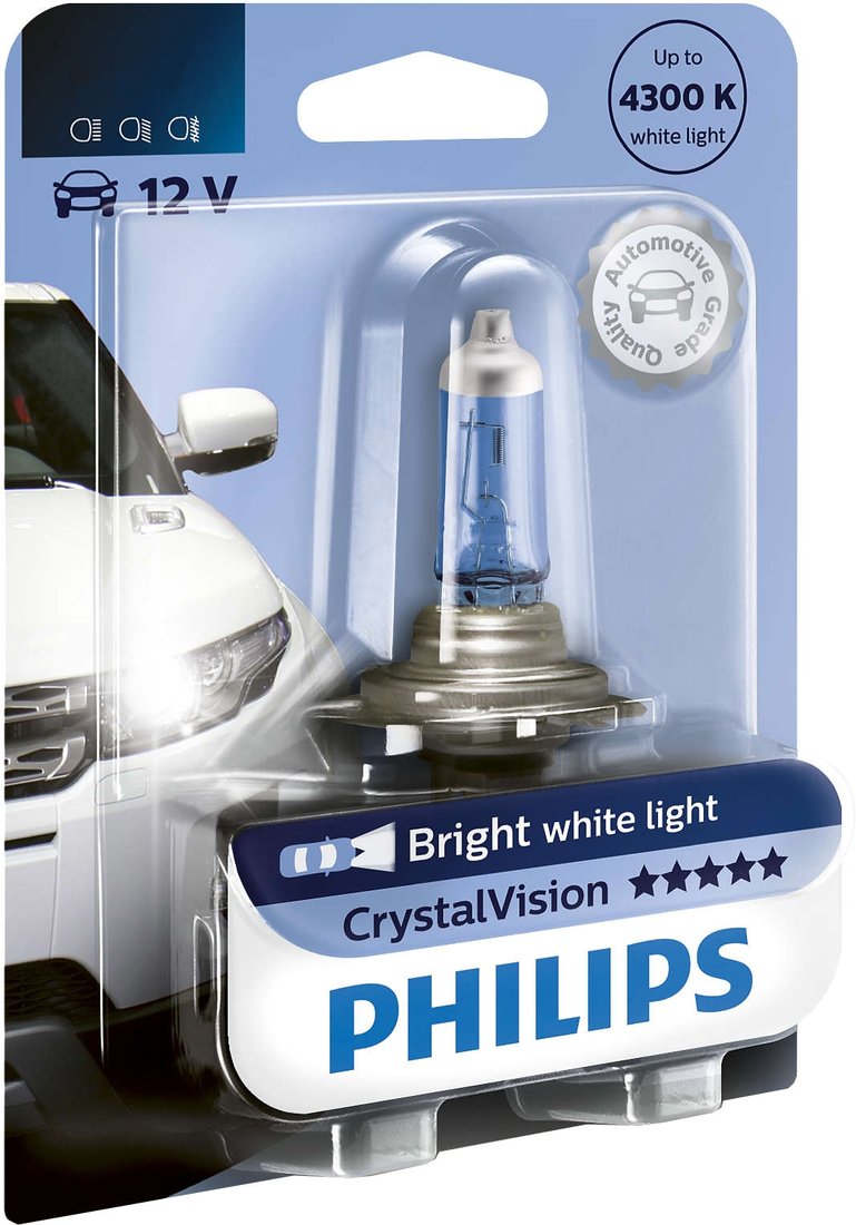 

Галогенная лампа Philips HB4 CrystalVision 1шт