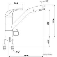 Смеситель Timo Standard 0293 F