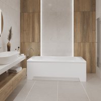 Ванна Lauter Sophia 160х70 21205160 (с каркасом, черным подголовником)