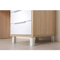 Стол Mobi Комфорт 12.95 (дуб сонома/белый PE шагрень)