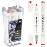 Набор маркеров Феникс+ Зима 65498 (12 цв)