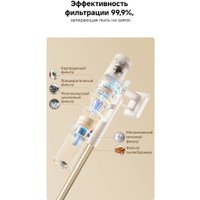 Пылесос Dreame Cordless Vacuum Cleaner R10s Essential Aqua VRV65F (евровилка, белый)