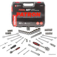 Набор трещотка с головками и битами Patron P-4821-5 (82 предмета)