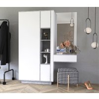 Стенка Интерлиния Quartz QZ-ШК4 комбинированный (белый платинум/бетон)