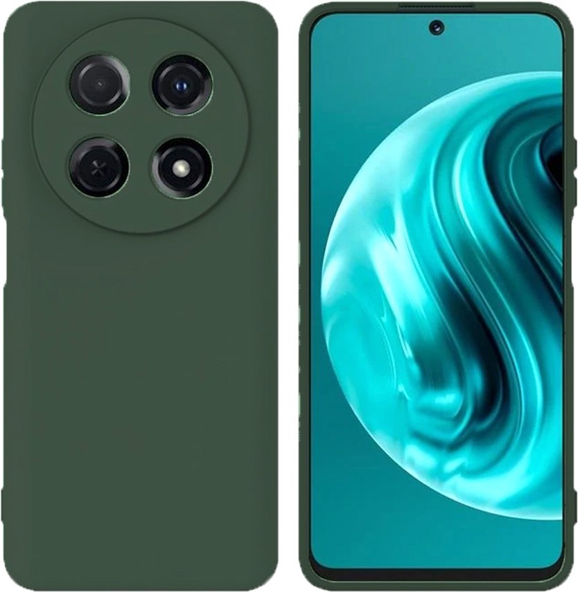 

Чехол для телефона KST Silicone Cover для Huawei Nova 12i (хаки, с закрытым низом)
