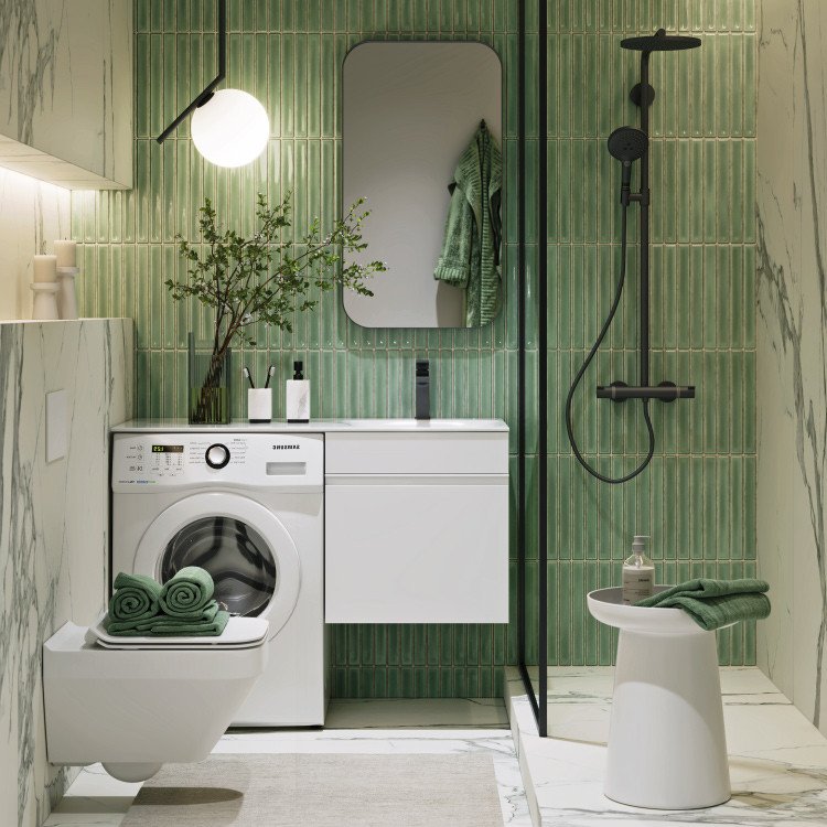 

Aqwella Тумба под умывальник под стиральную машину Duet DU01051