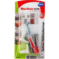 Дюбель-костыль Fischer EasyHook Angle DuoPower 10x50 K NV 557918 (2 шт)