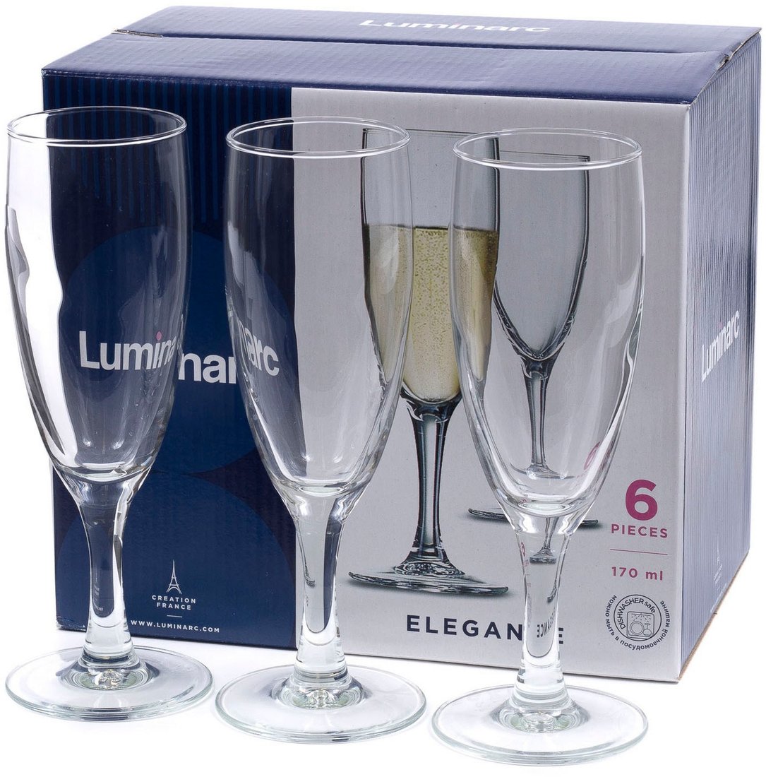 

Набор бокалов для шампанского Luminarc Elegance P2505