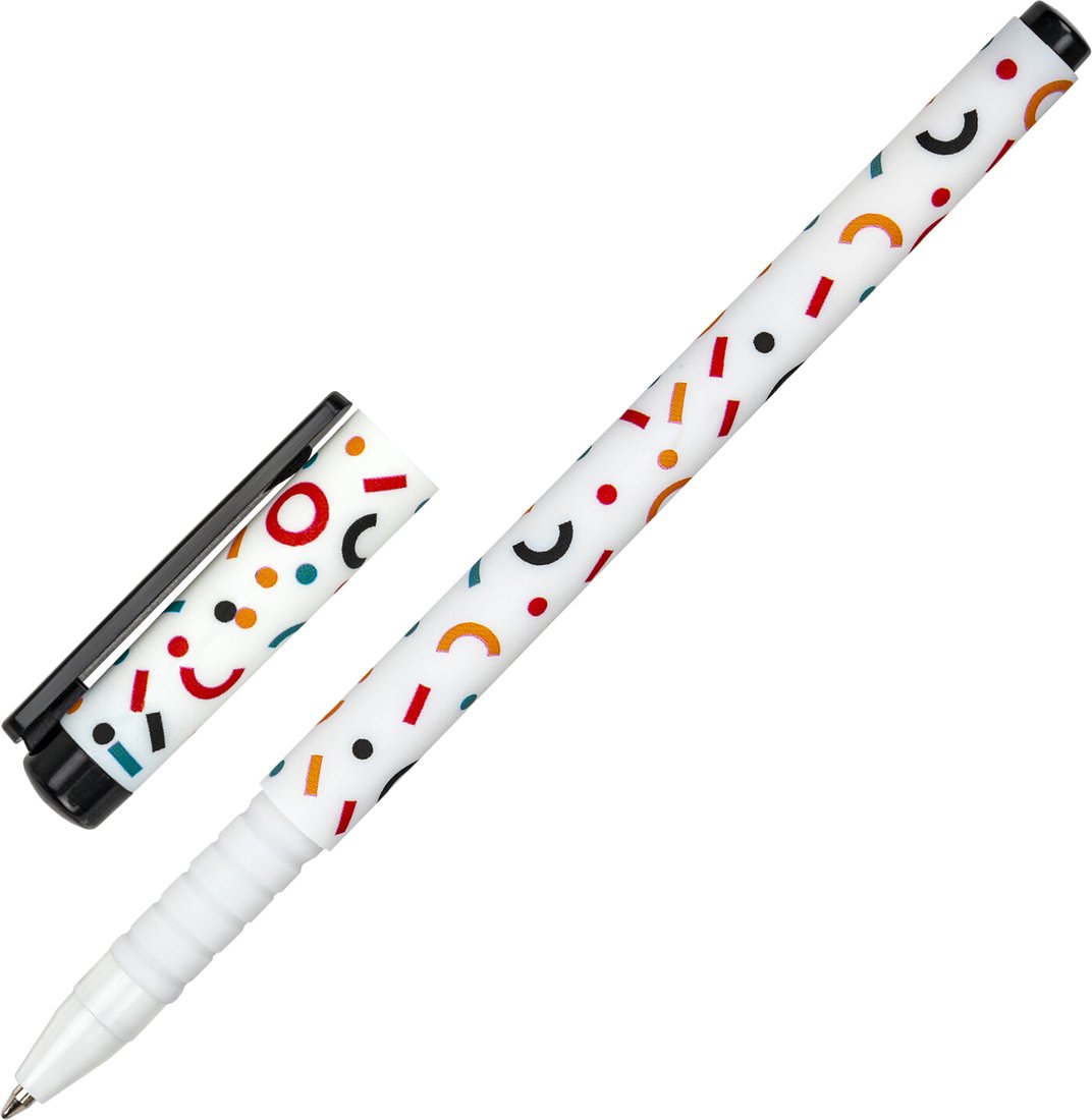 

Ручка шариковая BRAUBERG Soft Touch Grip Confetti 143723