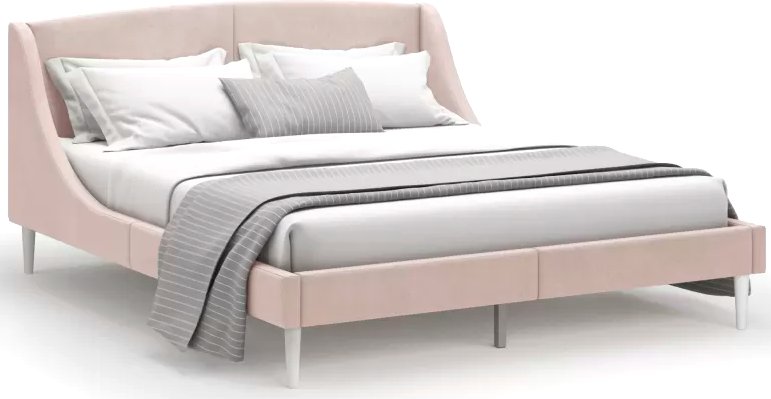 

Кровать MONOFIX Лотти 160x200 (микровелюр/бежевый)