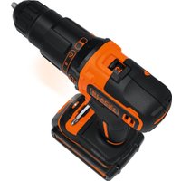 Ударная дрель-шуруповерт Black & Decker BDCHD18K1B2 (с 2-мя АКБ, кейс)