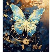 Картина по номерам Феникс+ Бабочка в золоте 67972