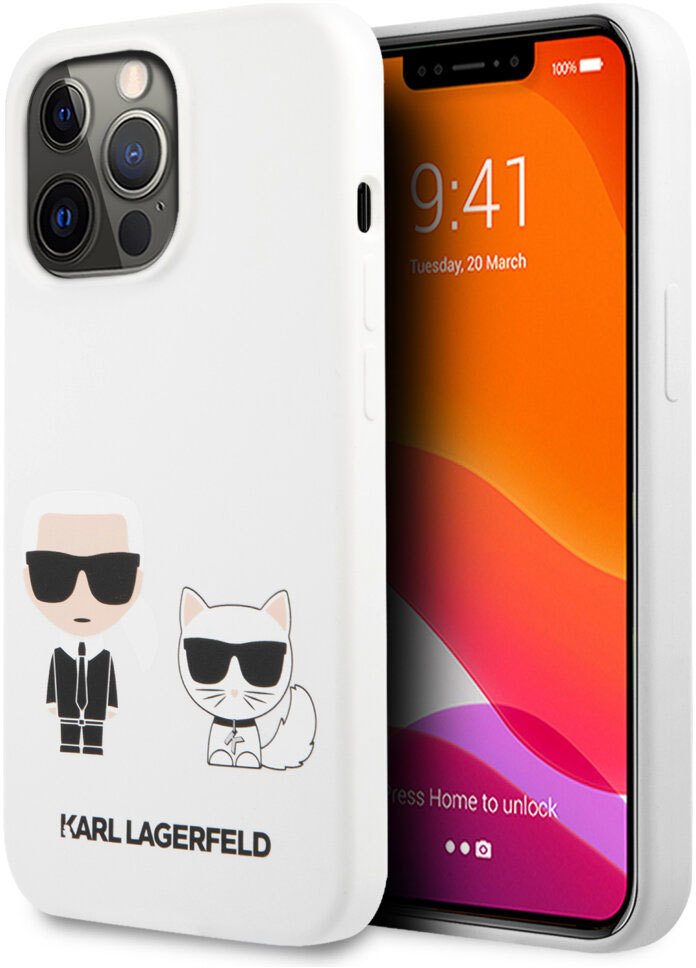 

Чехол для телефона CG Mobile Karl Lagerfeld для iPhone 13 Pro KLHCP13LSSKCW