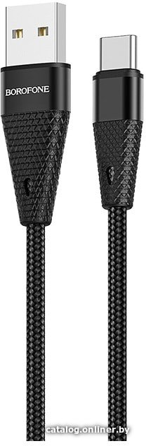 Кабель Borofone BU10 Type-C 1.2 м (черный)