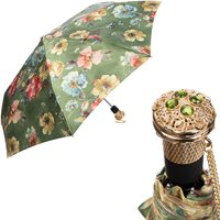 Складной зонт Pasotti Auto Tella Oliva Lux