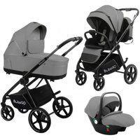 Универсальная коляска Bubago Niveta (3 в 1, серый)