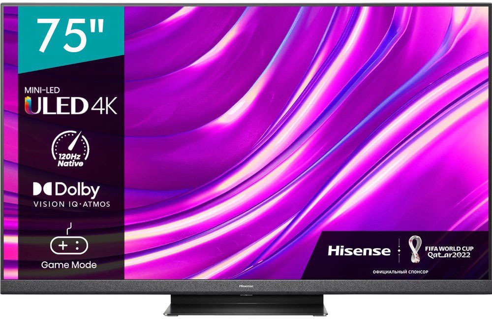 

MiniLED телевизор Hisense 75U8HQ