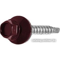 Саморез Daxmer PT3. RAL 3005 (красное вино, 250 шт)