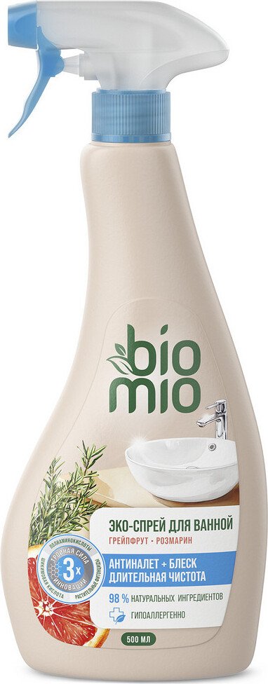 

Средство для ванны BioMio Эко-спрей (500 мл)