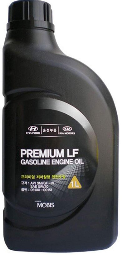 

Моторное масло Hyundai/KIA Premium LF Gasoline 5W-20 1л