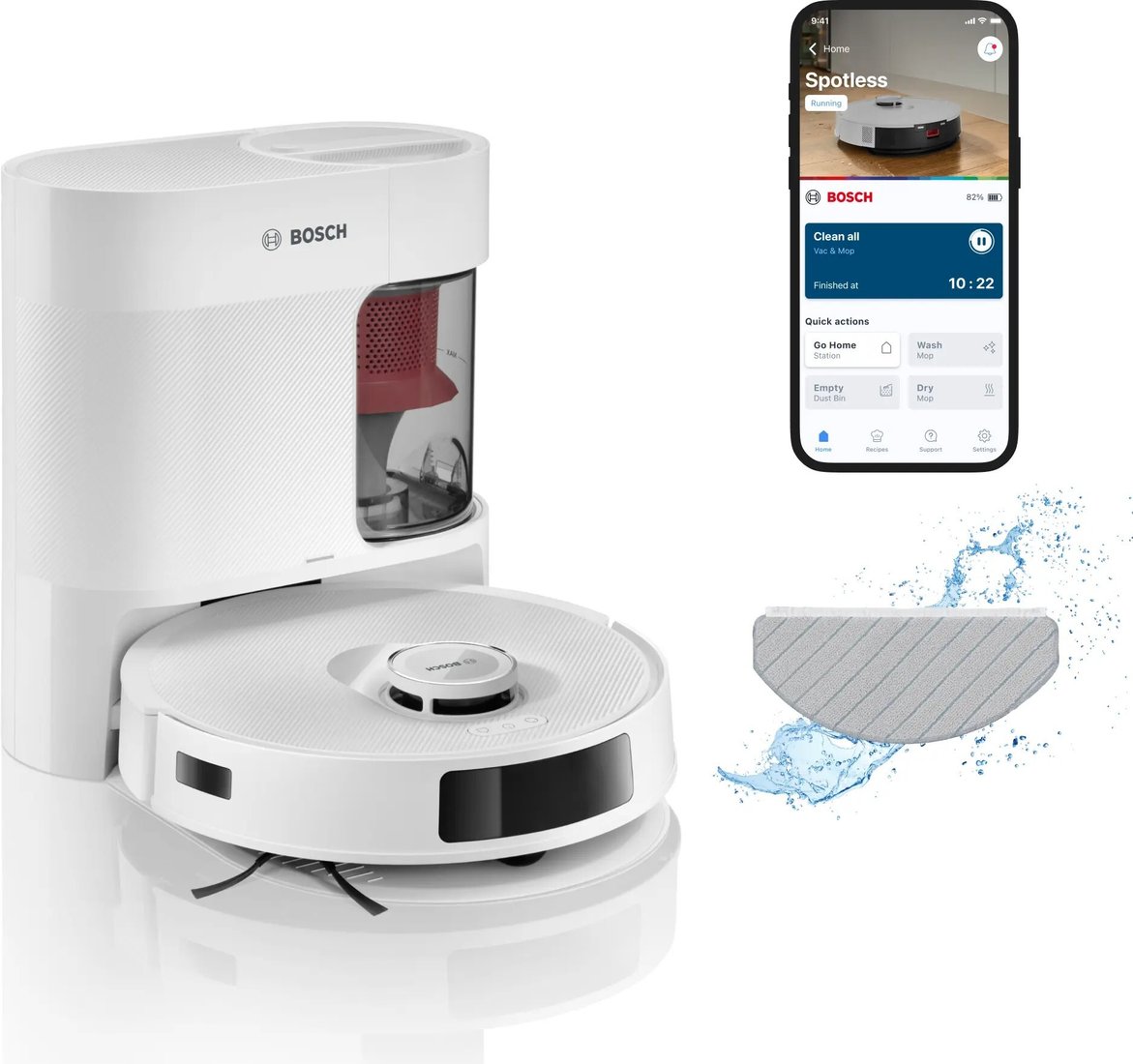 

Робот-пылесос Bosch Spotless Advanced+ BCRD2W