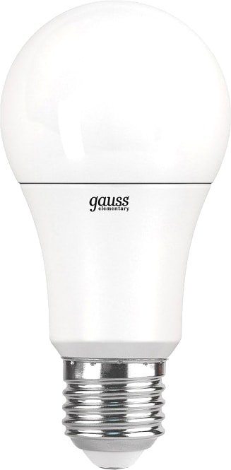 

Светодиодная лампочка Gauss LED Elementary A60 15W E27 6500K 23235