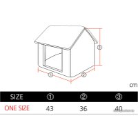 Домик Pinkaholic Zinnia House NASA-AU7406-IV-FR (розовый)