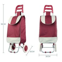 Сумка-тележка MonAmi XY-403 (бордовый)