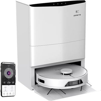 Робот-пылесос Polaris PVCRAC 7750 WIFI IQ Home (белый)