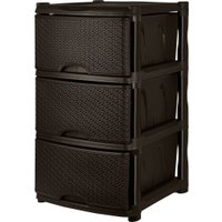 Комод Keeplex Rattan KL377212011 (темный каштан)