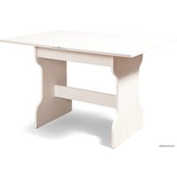 Обеденная группа Анмикс ЛДСП с кухонным уголком (бодега/кожзам ваниль)