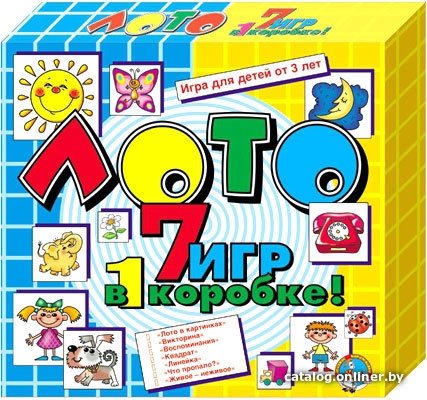Настольная игра Десятое королевство Лото 7 в 1