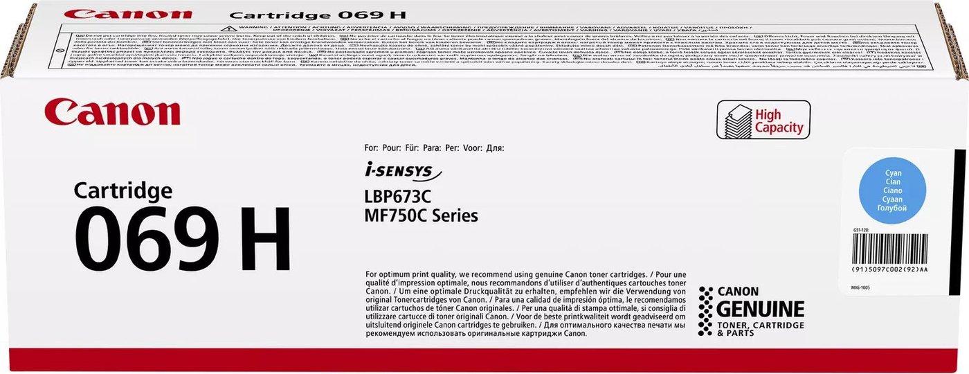 

Картридж Canon 069HC 5097C002/004