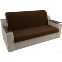 Диван Лига диванов Сенатор 100712 120 см (коричневый/бежевый)