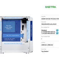 Корпус XASTRA A303M 3ARGB (белый) в Пинске