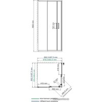 Душевой уголок Wasserkraft Lippe 45S03