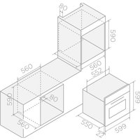 Электрический духовой шкаф Elica Virtus Multi 60 TFT PRF0191770A