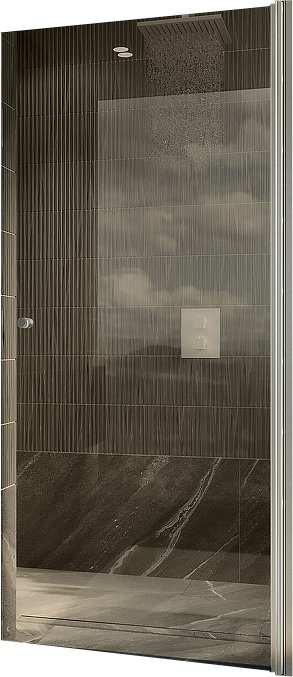 

Душевая дверь MaybahGlass 60x198 MGD-798-5 (бронзовое стекло/хром матовый)
