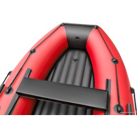Моторно-гребная лодка Roger Boat Trofey 3300 (без киля, красный/черный)