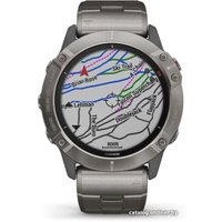 Умные часы Garmin Fenix 6X Pro Solar (титановый)