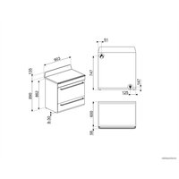 Кухонная плита Smeg TR90P2