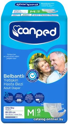 Подгузники для взрослых Canped Aio (M, 9 шт)