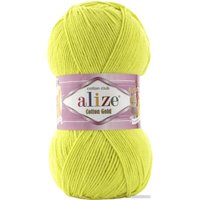 Пряжа для вязания Alize Cotton Gold 668 (330 м, лимонный)