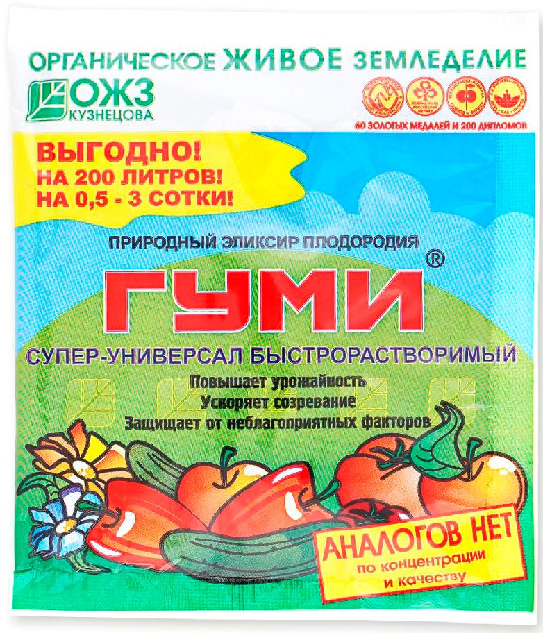 

Удобрение ОЖЗ Кузнецова Гуми-30 Супер-Универсал 100г